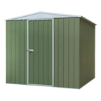 Galvanized Steel Storage Shed with Apex Style Roof 230 x 230 x 220cm - Green DG115