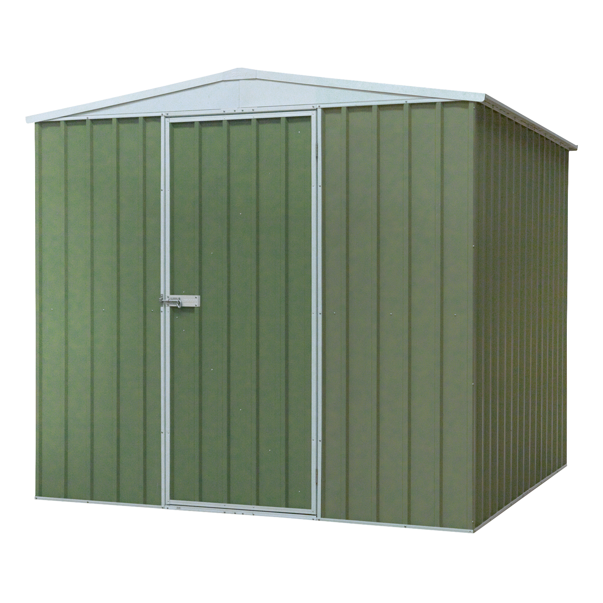 Galvanized Steel Storage Shed with Apex Style Roof 230 x 230 x 220cm - Green DG115