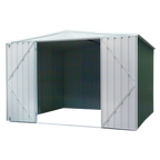 Galvanized Steel Storage Shed with Apex Style Roof 300 x 300 x 220cm - Green DG116