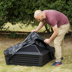 Dellonda Heavy-Duty, Water-Resistant PVC Cover with Drawstrings DG119