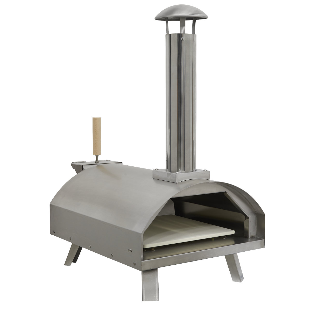Wood-Fired Pizza Oven 14" - Stainless Steel DG11