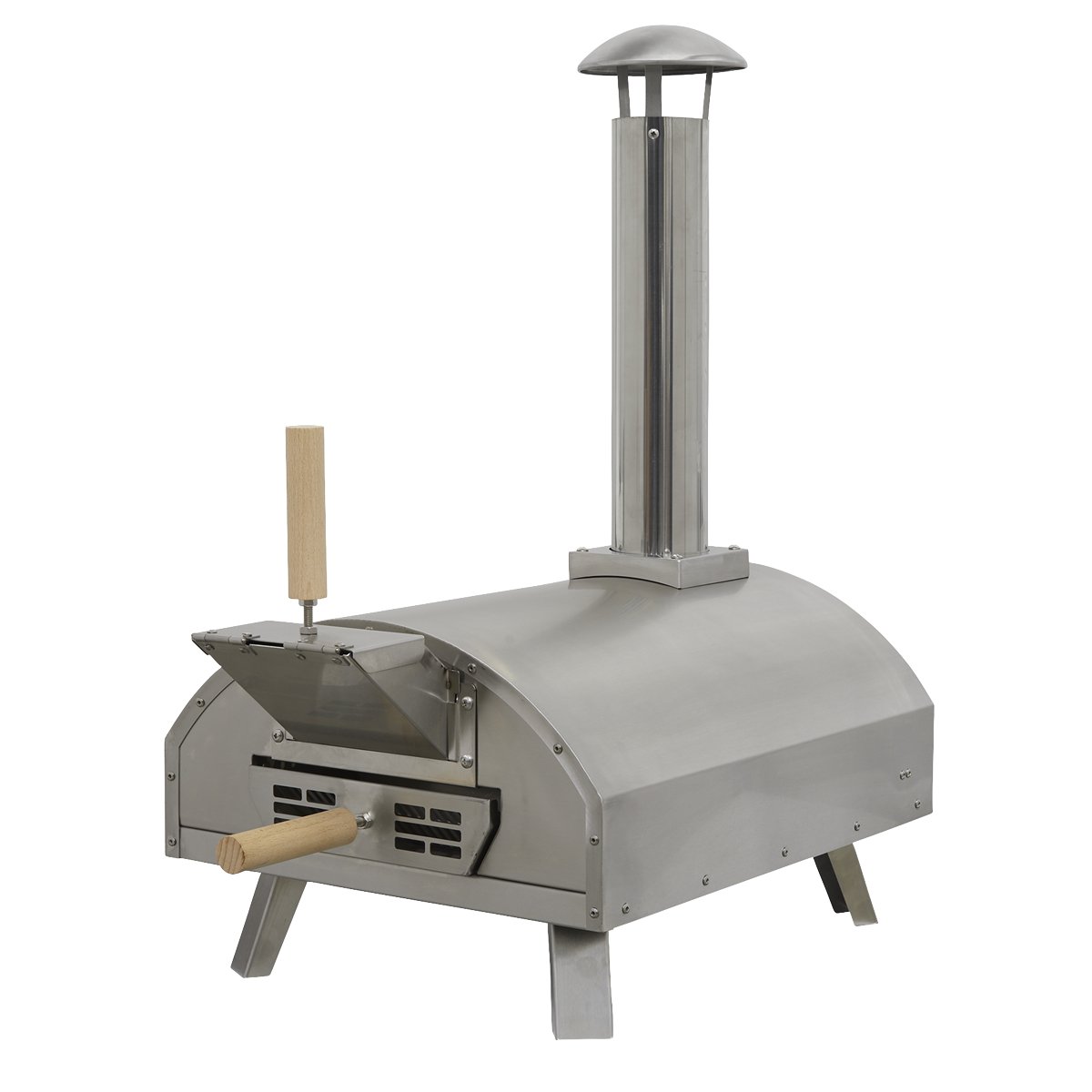 Wood-Fired Pizza Oven 14" - Stainless Steel DG11