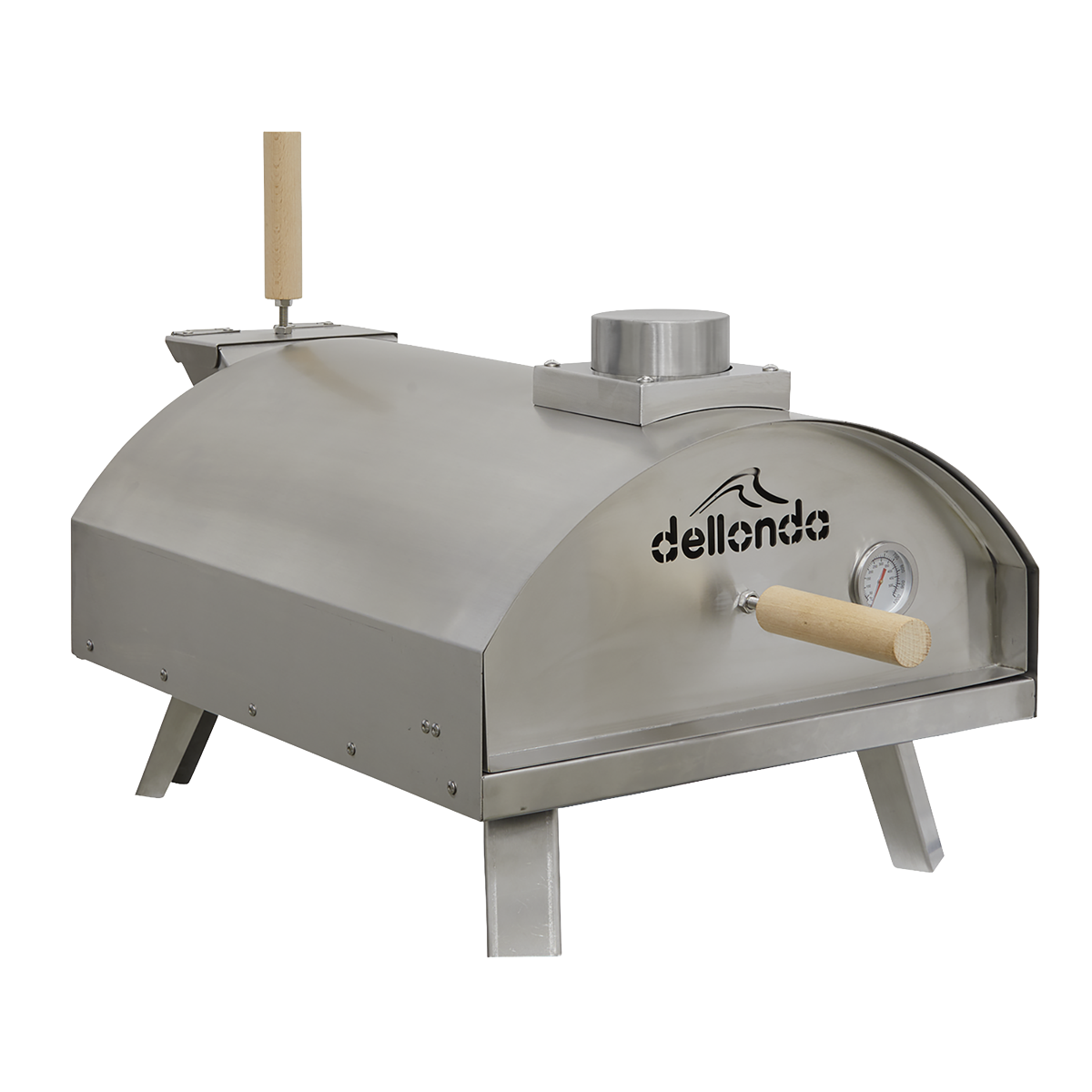 Wood-Fired Pizza Oven 14" - Stainless Steel DG11