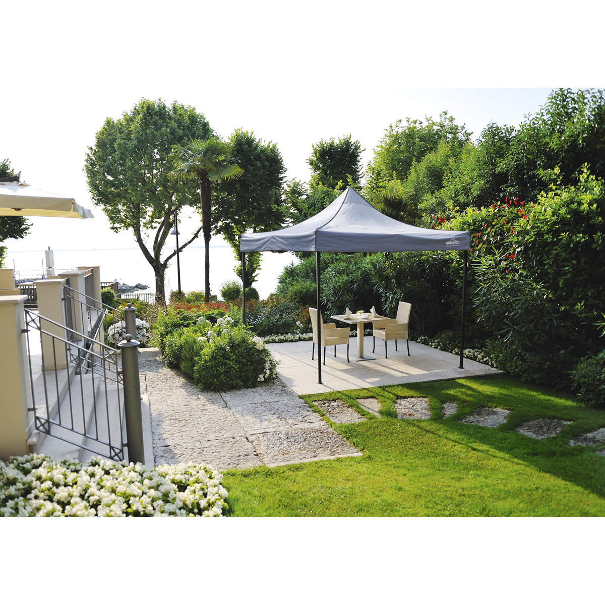 Dellonda Premium 2 x 2m Pop-Up Gazebo Water-Resistant Carry Bag Stakes Weight Bags DG129