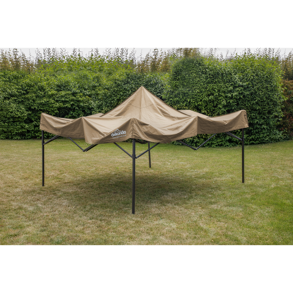 Dellonda Premium 3 x 3m Pop-Up Gazebo - Beige DG130