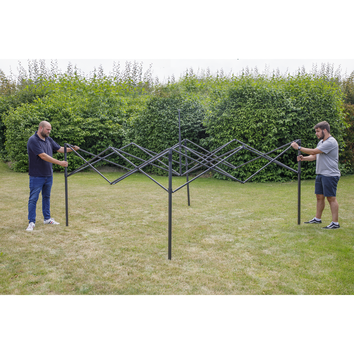 Dellonda Premium 3 x 3m Pop-Up Gazebo - Beige DG130