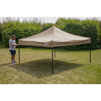 Dellonda Premium 3 x 3m Pop-Up Gazebo - Beige DG130