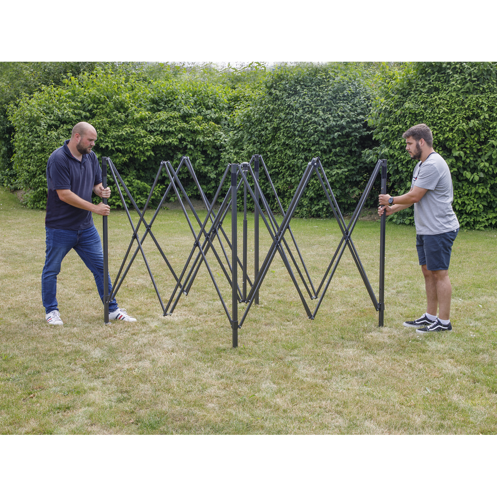 Dellonda Premium 3 x 3m Pop-Up Gazebo - Beige DG130