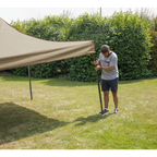 Dellonda Premium 3 x 3m Pop-Up Gazebo - Beige DG130