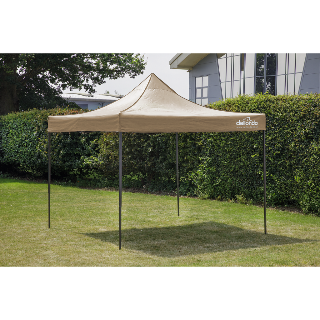 Dellonda Premium 3 x 3m Pop-Up Gazebo - Beige DG130