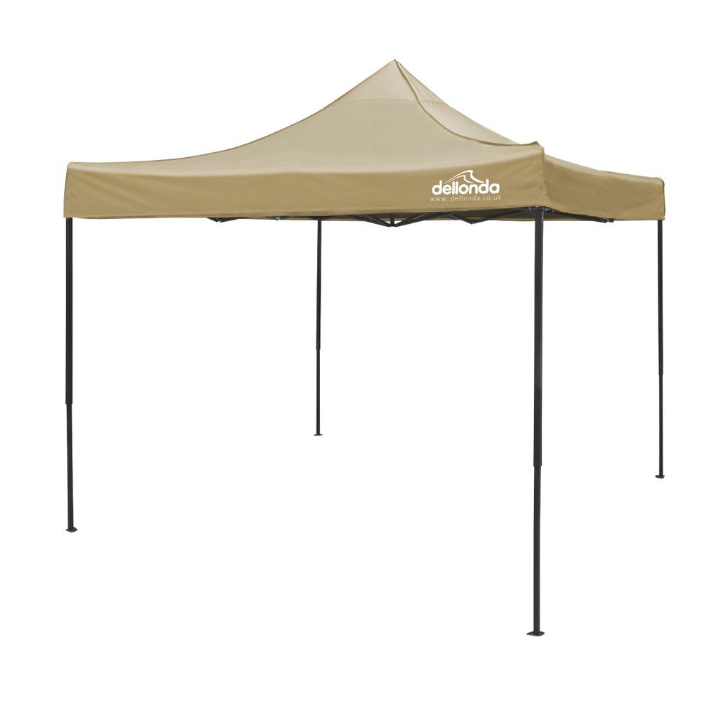 Dellonda Premium 3 x 3m Pop-Up Gazebo - Beige DG130