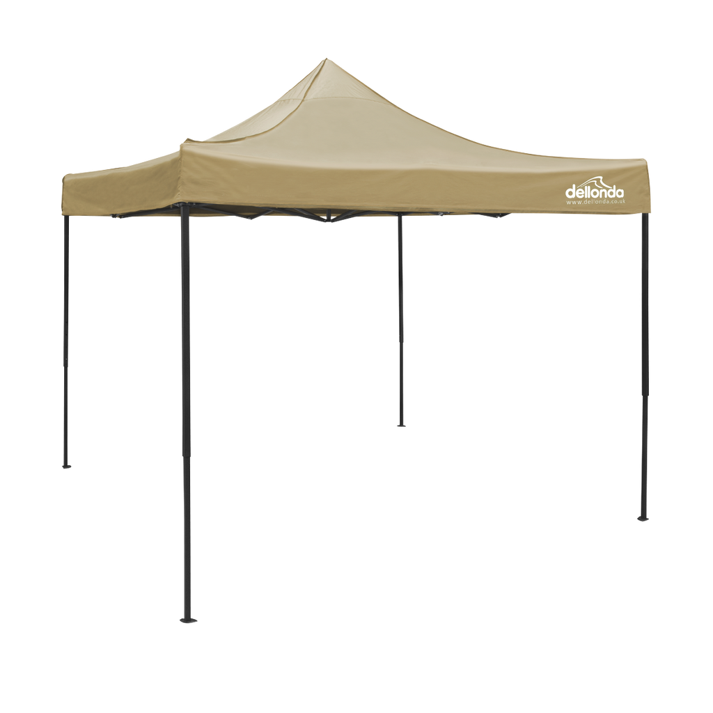 Dellonda Premium 3 x 3m Pop-Up Gazebo - Beige DG130