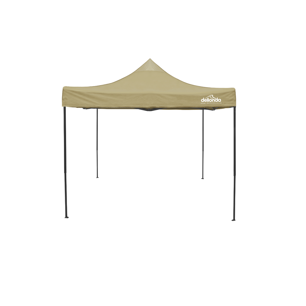 Dellonda Premium 3 x 3m Pop-Up Gazebo - Beige DG130