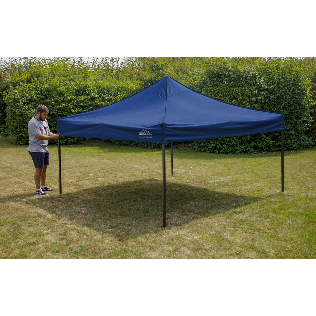 Dellonda Premium 3 x 3m Pop-Up Gazebo - Blue DG131