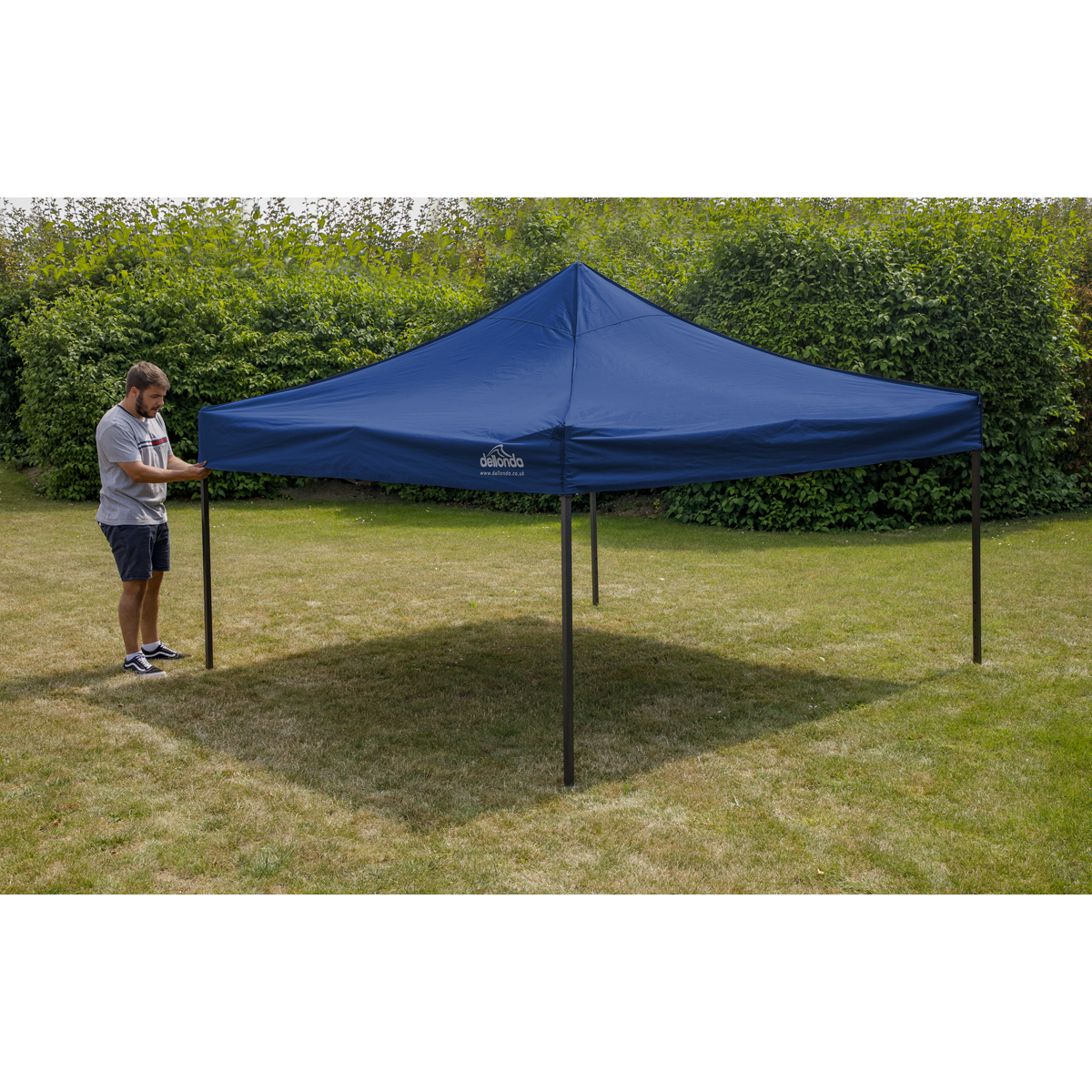 Dellonda Premium 3 x 3m Pop-Up Gazebo - Blue DG131