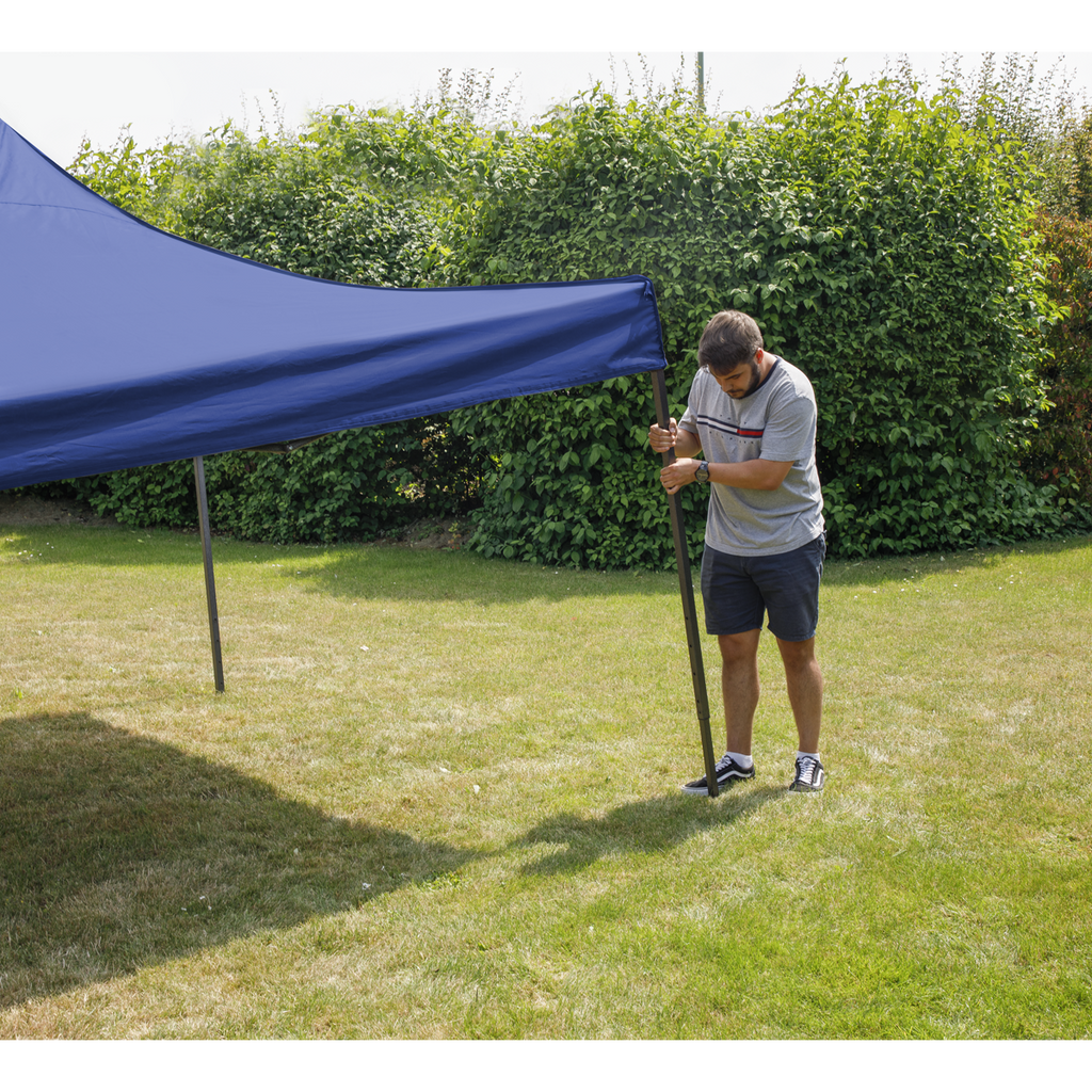 Dellonda Premium 3 x 3m Pop-Up Gazebo - Blue DG131