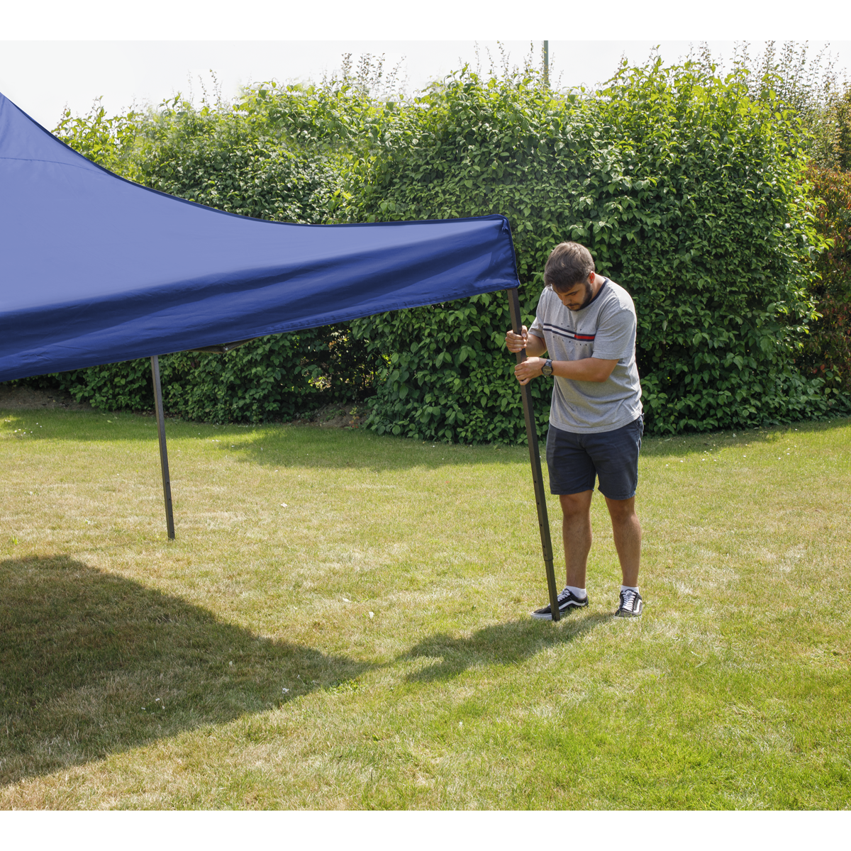 Dellonda Premium 3 x 3m Pop-Up Gazebo - Blue DG131