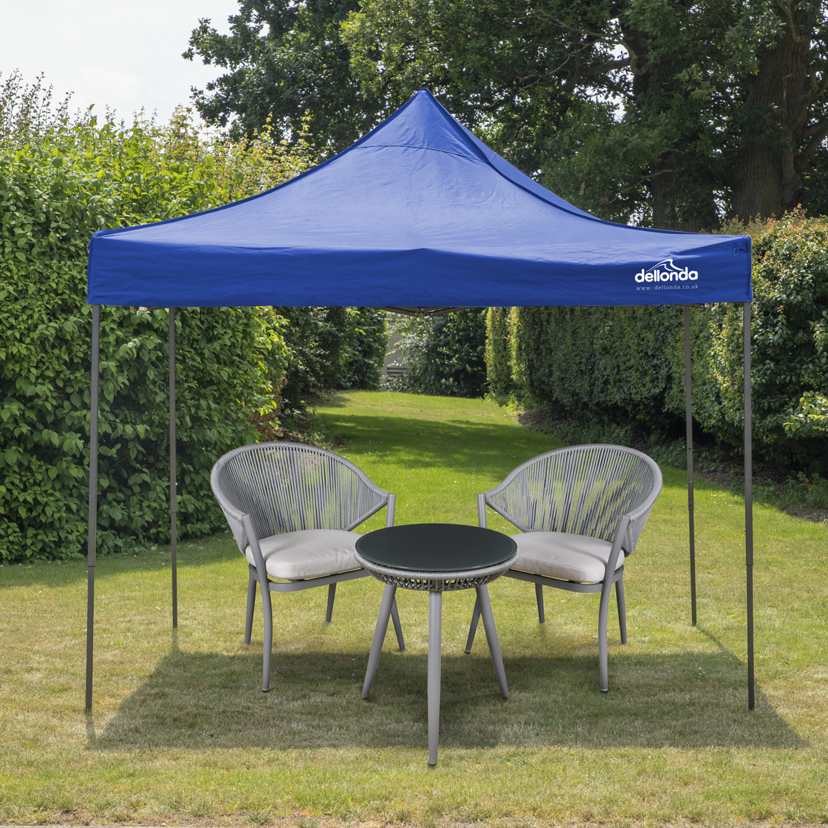 Dellonda Premium 3 x 3m Pop-Up Gazebo - Blue DG131