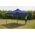 Dellonda Premium 3 x 3m Pop-Up Gazebo - Blue DG131
