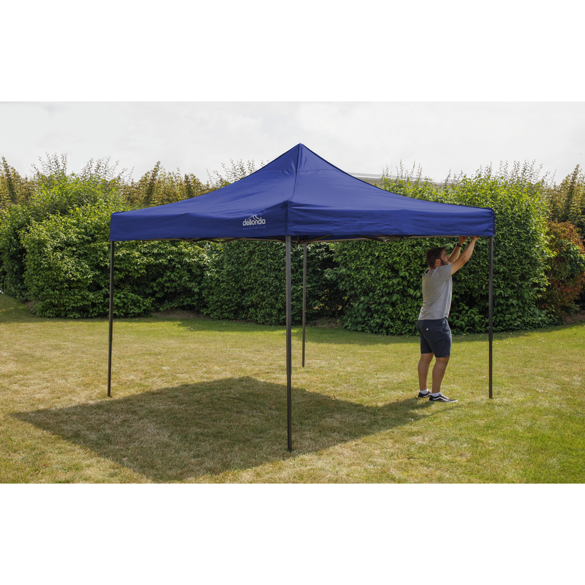Dellonda Premium 3 x 3m Pop-Up Gazebo - Blue DG131