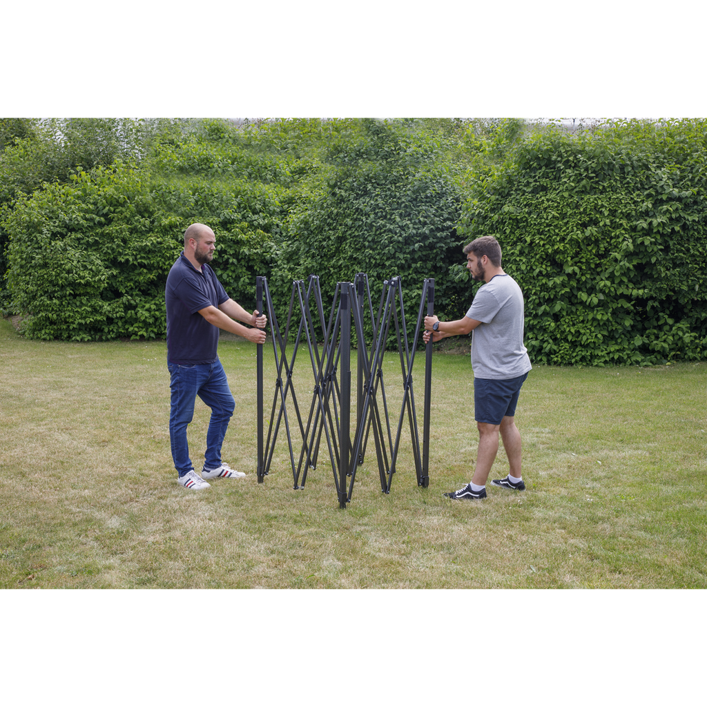 Dellonda Premium 3 x 3m Pop-Up Gazebo - Dark Green DG132