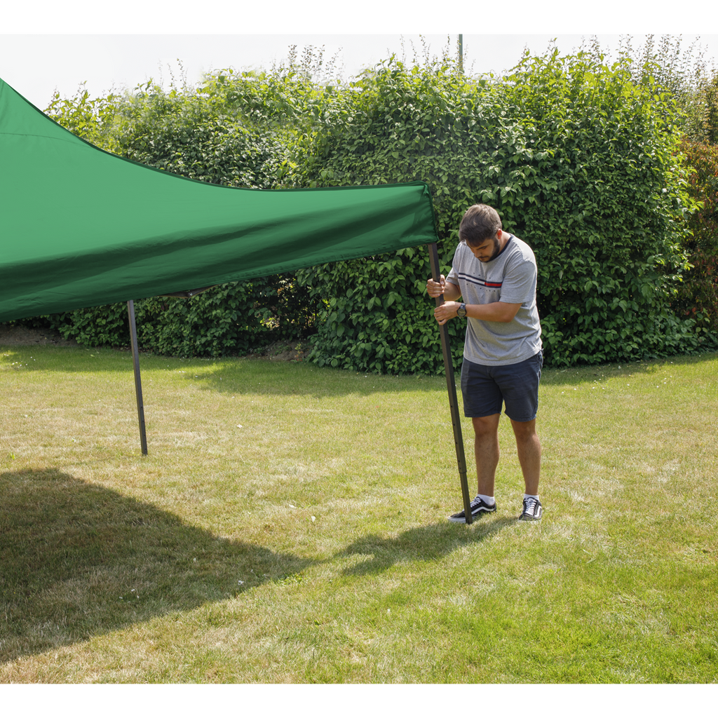Dellonda Premium 3 x 3m Pop-Up Gazebo - Dark Green DG132
