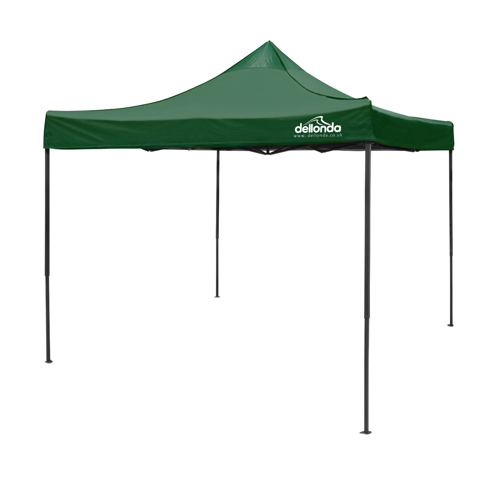 Dellonda Premium 3 x 3m Pop-Up Gazebo - Dark Green DG132