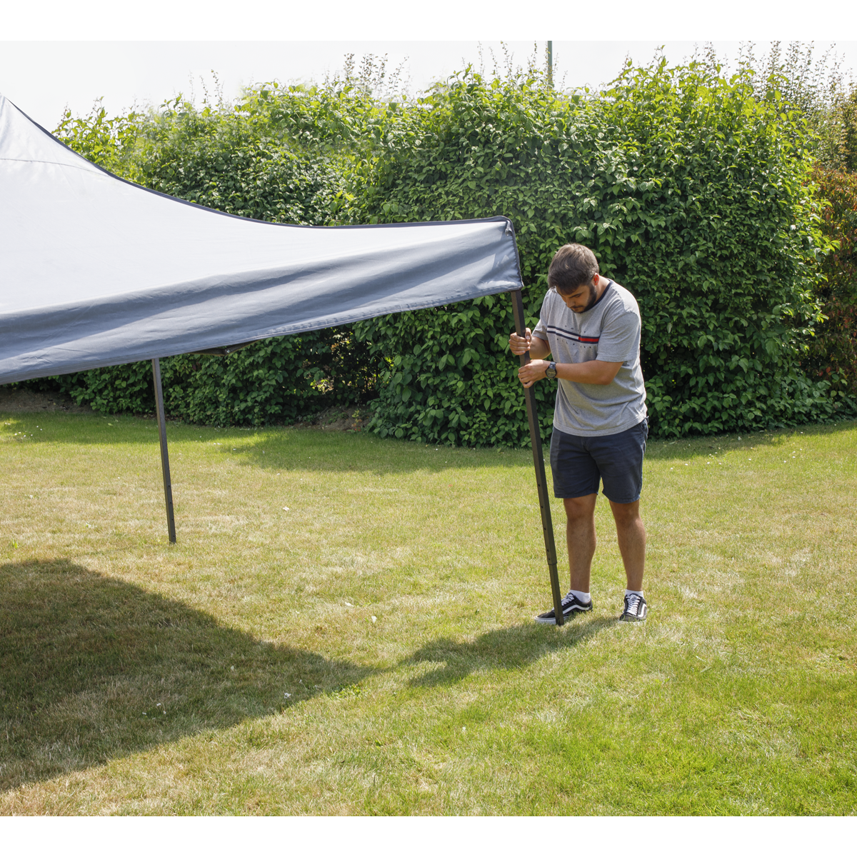 Dellonda Premium 3 x 3m Pop-Up Gazebo - Grey DG133
