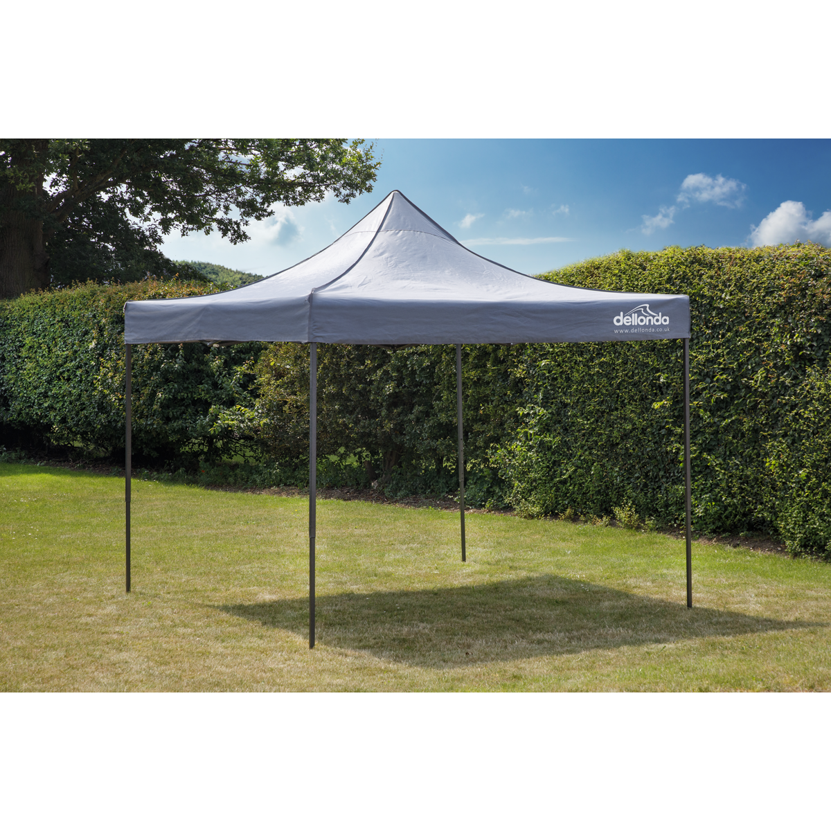 Dellonda Premium 3 x 3m Pop-Up Gazebo - Grey DG133