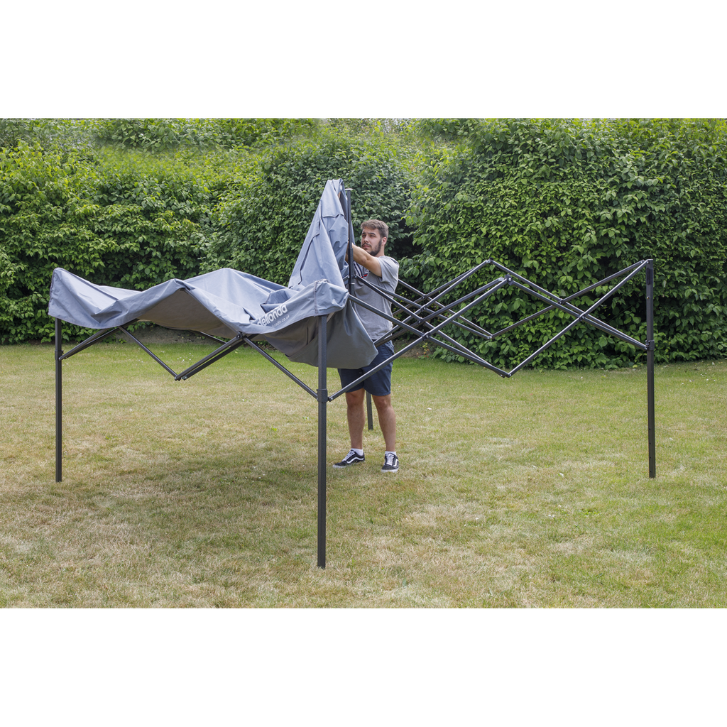 Dellonda Premium 3 x 3m Pop-Up Gazebo - Grey DG133