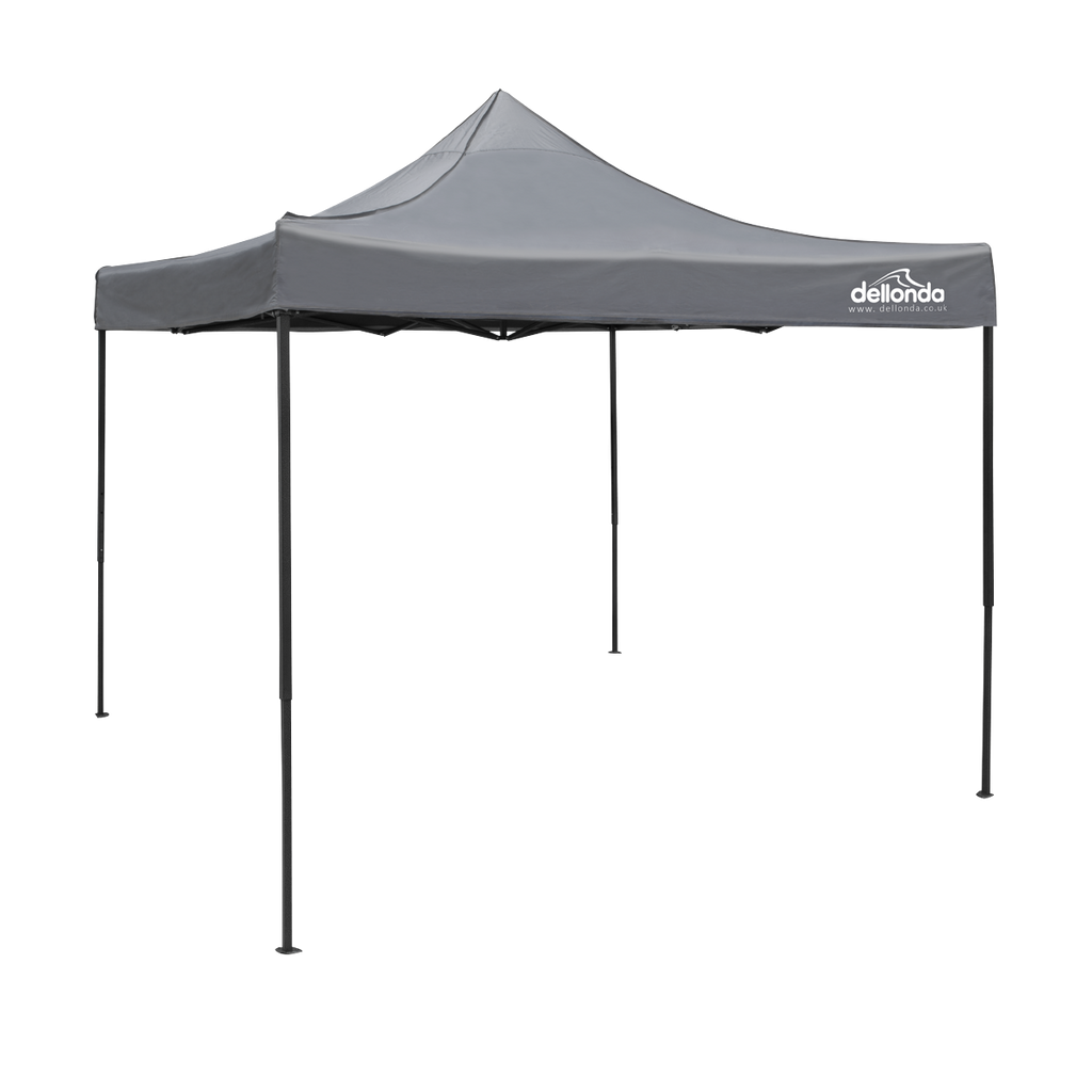 Dellonda Premium 3 x 3m Pop-Up Gazebo - Grey DG133