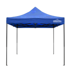 Premium 3 x 4.5m Pop-Up Gazebo, Water-Resistant, Carry Bag, Stakes & Weight Bags - Blue DG135