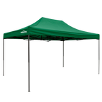 Premium 3 x 4.5m Pop-Up Gazebo Water-Resistant, Carry Bag, Stakes & Weight Bags - Blue DG136
