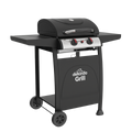 2 Burner Gas BBQ Grill with Piezo Ignition & Thermometer DG13
