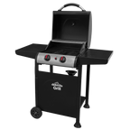 2 Burner Gas BBQ Grill with Piezo Ignition & Thermometer DG13