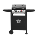 2 Burner Gas BBQ Grill with Piezo Ignition & Thermometer DG13