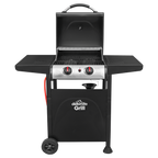 2 Burner Gas BBQ Grill with Piezo Ignition & Thermometer DG13