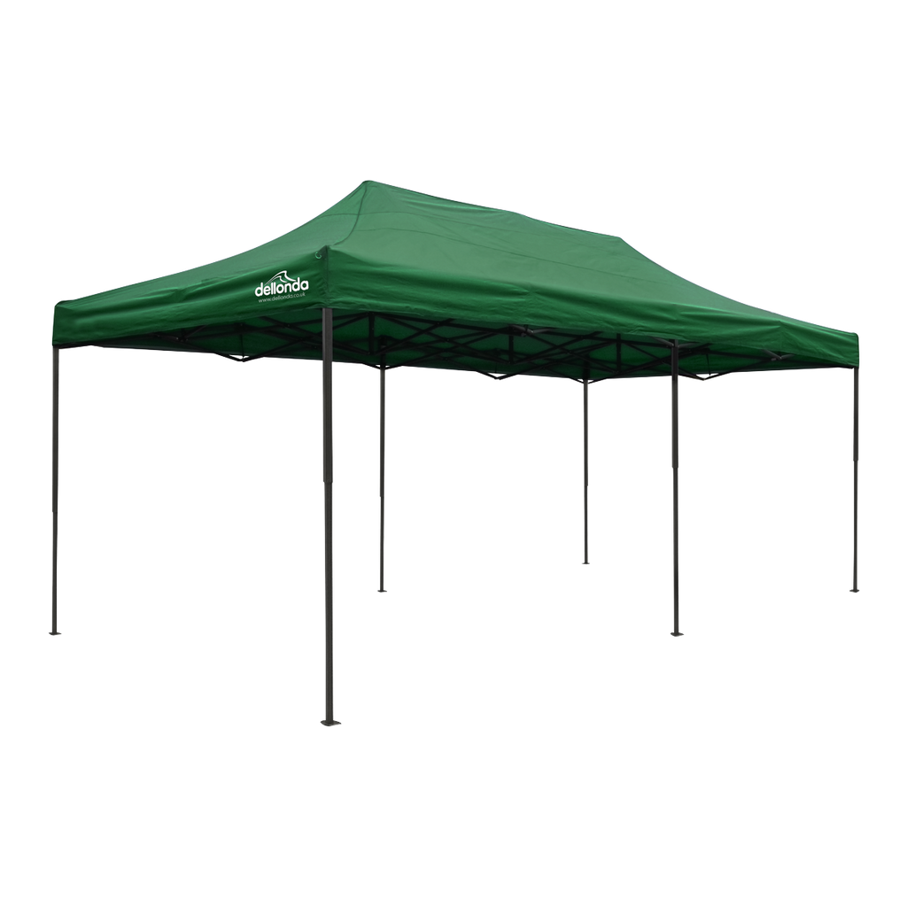 Premium 3 x 6m Pop-Up Gazebo Water-Resistant, Carry Bag, Stakes Bags DG140