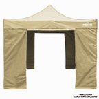 Dellonda Premium Gazebo Side Walls/Doors/Windows, Fits 2 x 2m Models - Beige DG142