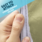 Dellonda Premium Gazebo Side Walls/Doors/Windows, Fits 2 x 2m Models - Beige DG142