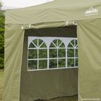 Dellonda Premium Gazebo Side Walls/Doors/Windows, Fits 2 x 2m Models - Beige DG142