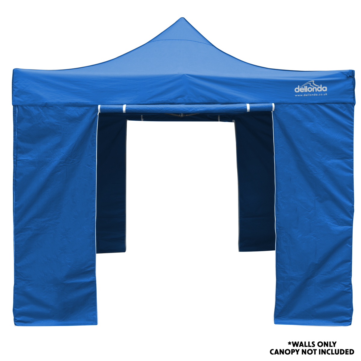 Dellonda Premium Gazebo Side Walls/Doors/Windows, Fits 2 x 2m Models - Blue DG143