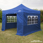 Dellonda Premium Gazebo Side Walls/Doors/Windows, Fits 2 x 2m Models - Blue DG143