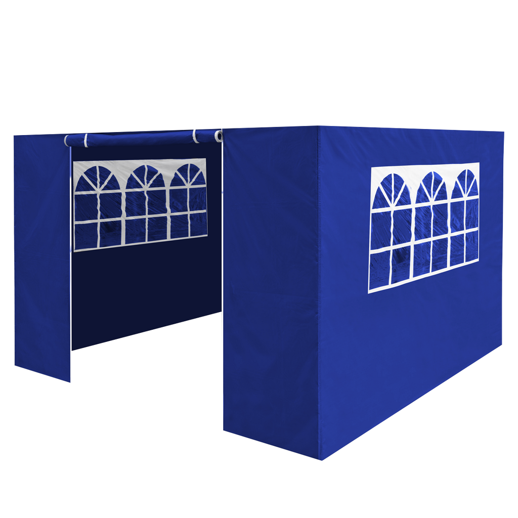 Dellonda Premium Gazebo Side Walls/Doors/Windows, Fits 2 x 2m Models - Blue DG143