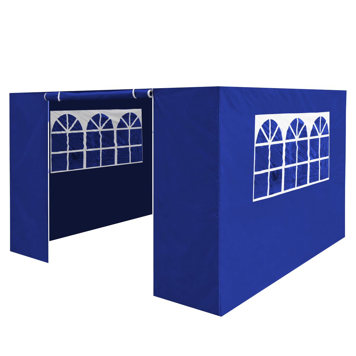 Dellonda Premium Gazebo Side Walls/Doors/Windows, Fits 2 x 2m Models - Blue DG143