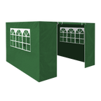 Dellonda Premium Gazebo Side Walls/Doors/Windows Fits 2 x 2m Models - Dark Green DG144