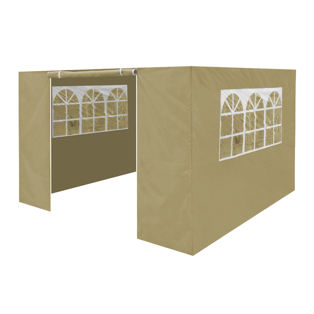 Dellonda Premium Fabric Side Panels - Beige DG146