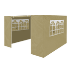 Dellonda Premium Fabric Side Panels - Beige DG146