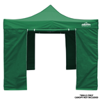 Dellonda Premium Fabric Side Panels - Dark Green DG148