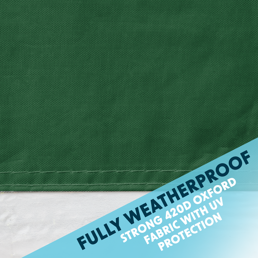 Dellonda Premium Fabric Side Panels - Dark Green DG148
